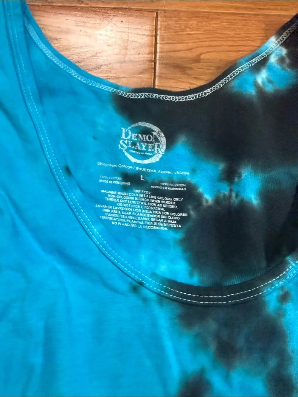 Demon Slayer Tie-Dye Tank Top